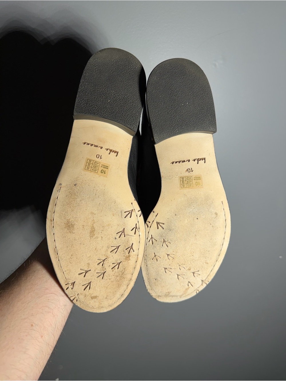 Beek Pepper Black Leather Loafers Women’s Size 10 - Picture 7 of 7